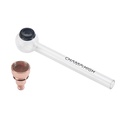 CLASSIC Glass PIPE, 12cm, 1 Piece