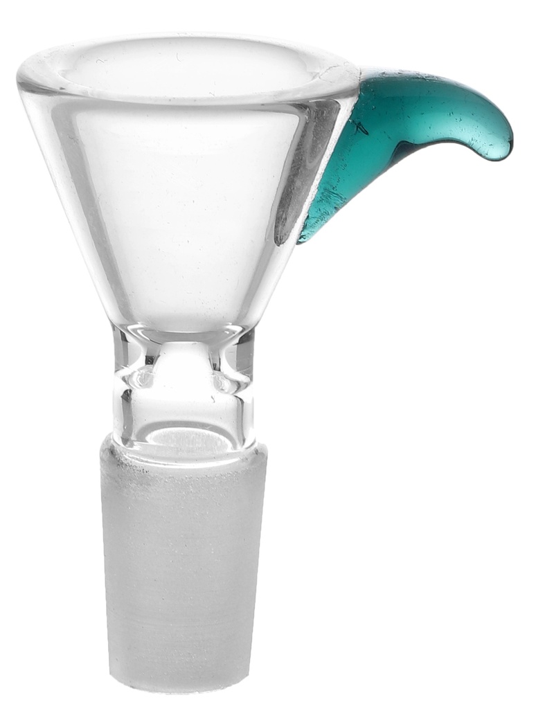 GLAS-Steckkopf,14.5er, teal