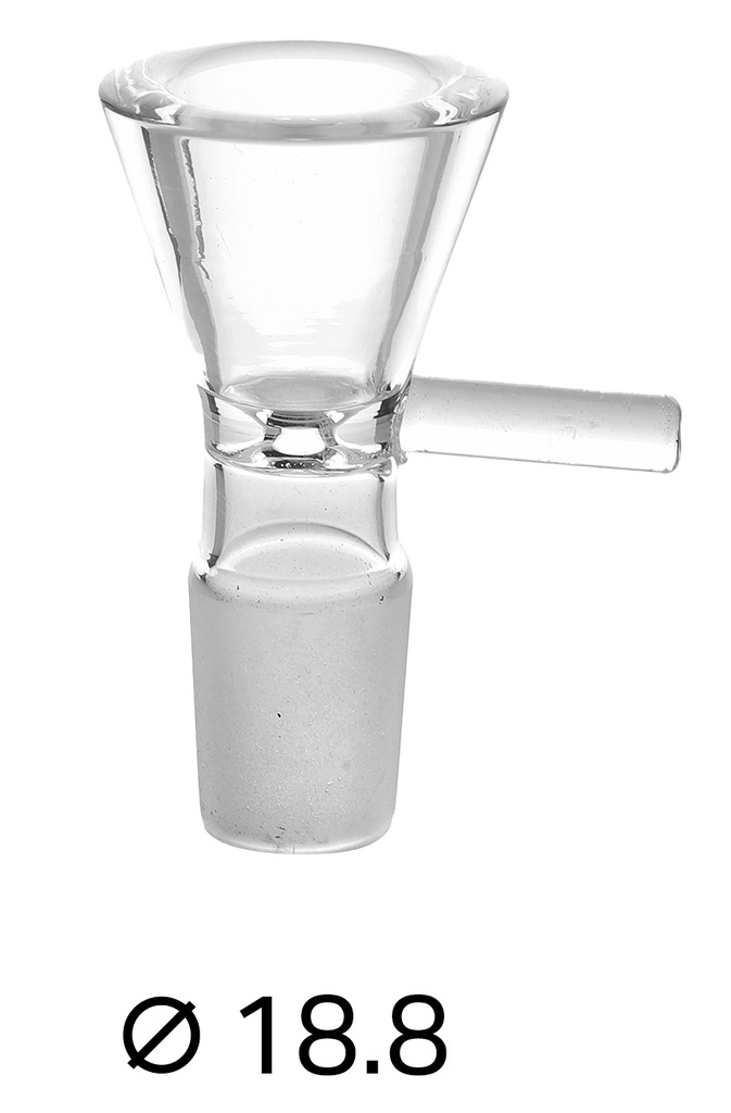 GLAS-Steckkopf,18.8er, clear