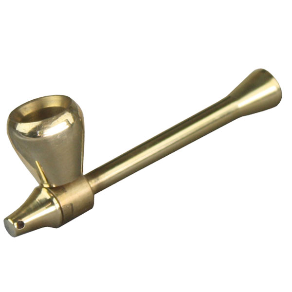 Mushroompipe-ca. 9cm, gold