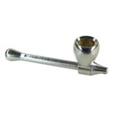 Mushroompipe, ca. 9cm, silber