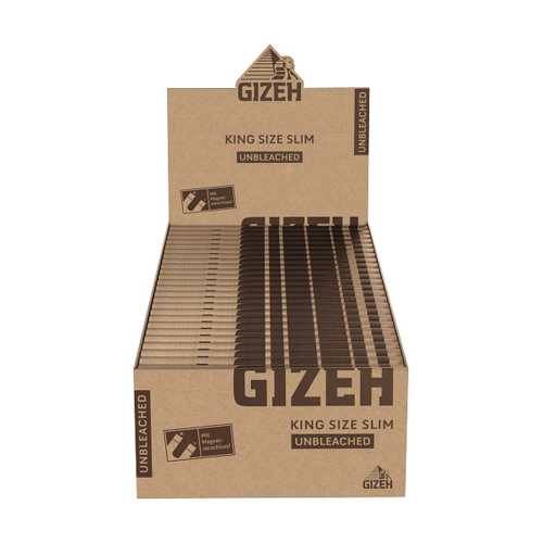 Gizeh King Size Slim, 50er, UNBLEACHED