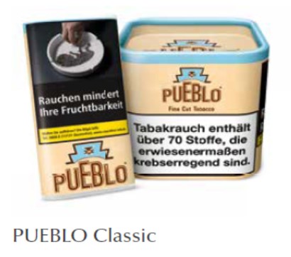 Pueblo ClassicTobacco 100g Dose