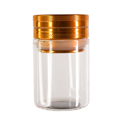 Aluminum Grinder 50 mm Ø With Stash Box, 2-piece