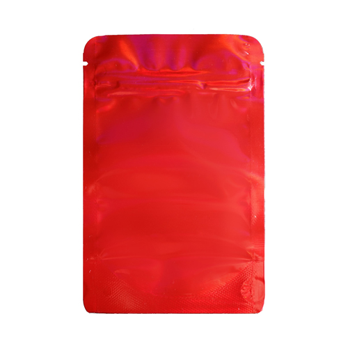 Mylar Bag 140 X 85 Mm, PU50, Red HOLOGRAPHIC