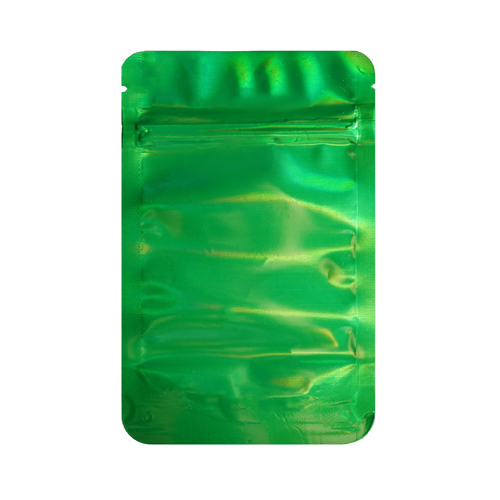 Mylar Bag 140 X 85 Mm, PU50, DARK Green HOLOGRAPHIC