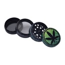 Metal Grinder, 40 mm Diameter, 4-piece, DRIPPING Leaf