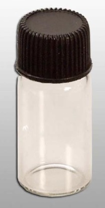 Glas-Dose mit Schraubverschluss, 5 Stück, je 3ml