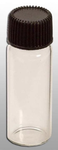 Glas-Dose mit Schraubverschluss, 5 Stück, je 5ml