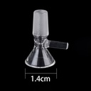 GLASS Plug Head BOX, 12 Pieces, 14.5 Mm, Funnel