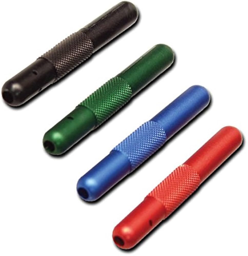 Aluminium Snorter, 3 Stück