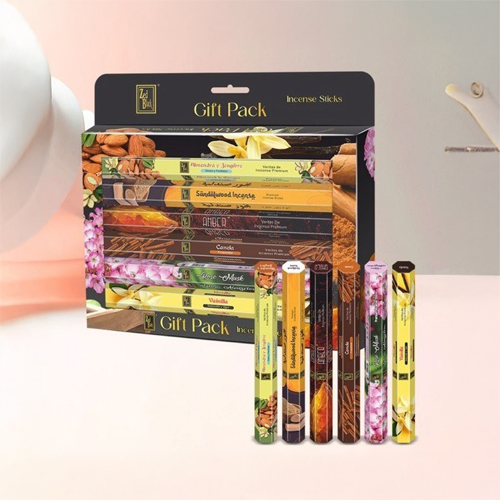 Incense, Zed Black, Gift Pack, 6 Assorted Packs