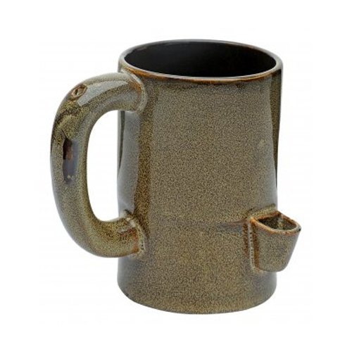 Keramik Tasse, 14cm, Wasserpfeife