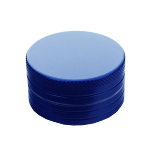 Aluminum Grinder, BLUE, 40 mm Ø, 2-piece, CNC Milled