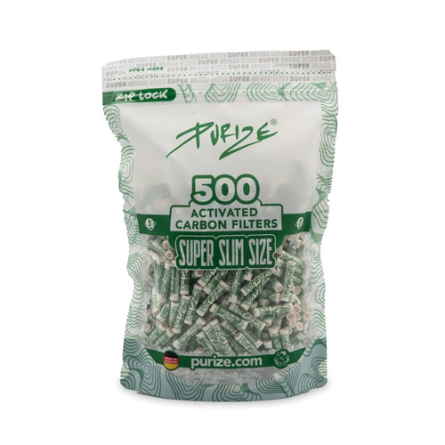PURIZE Activated Carbon Filter 1x 500 Super Slim 5.0mmø