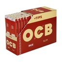 OCB RICE, Slim King Size With Tips, VE32