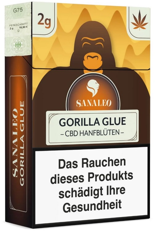 Gorilla Glue CBD Blüten, 2g, mit Steuermarke