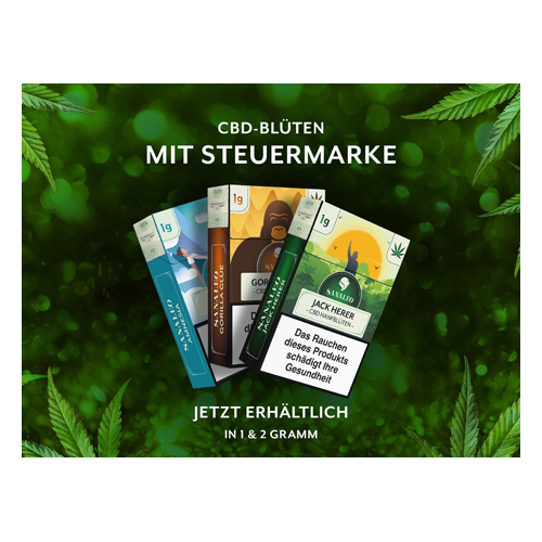 Jack Herer CBD Blüten, 2g, mit Steuermarke
