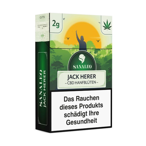 Jack Herer CBD Blüten, 2g, mit Steuermarke
