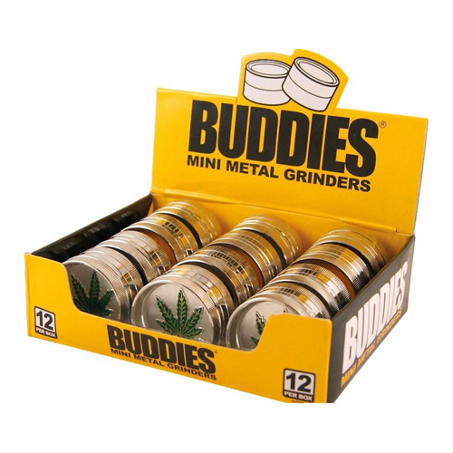 BUDDY Metal Mini Grinder - BOX, 40mmø, 2-piece