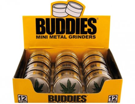 BUDDY Metal Mini Grinder - BOX, 40mmø, 2-piece