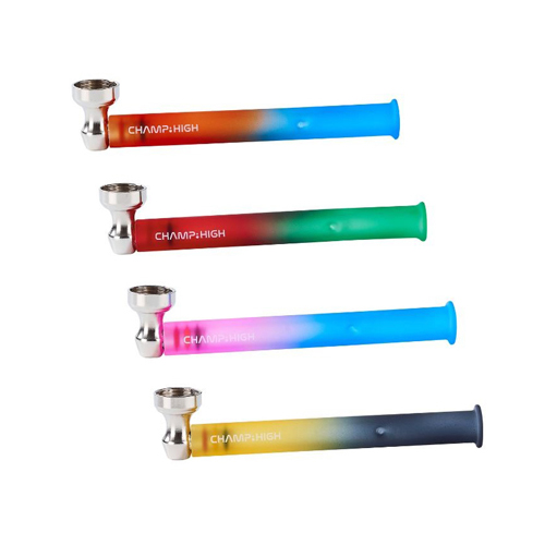COLOR GRAD Glass Pipe RUBBER. 1 Piece