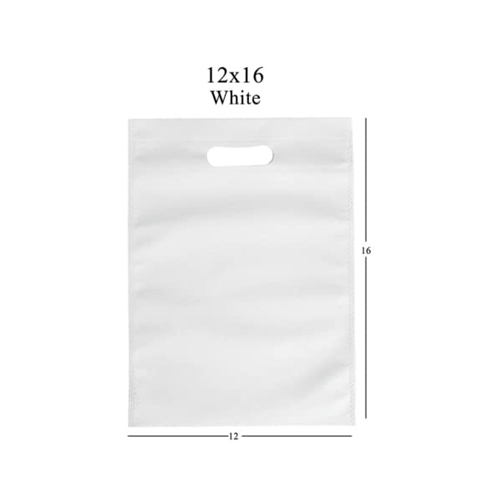 Shopping Bags, White, 30 × 40 cm, Pack of 100