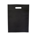 Einkaufstaschen, Schwarz, 40 × 55 cm, Packung mit 100