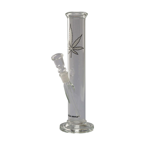 Glasbong, 26 cm Höhe, 14.5er Shillum, 42mm Ø