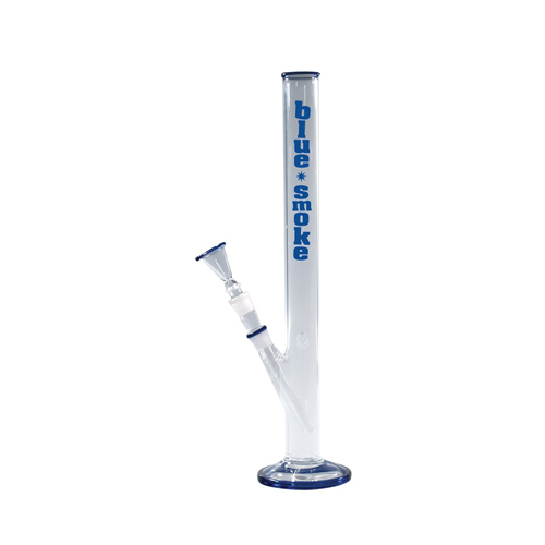 Glass Bong Cylinder, Blue Smoke, 46 Cm, 18.8 mm