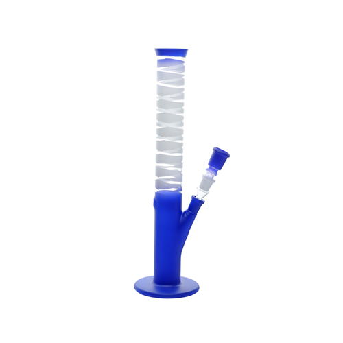 Glass Bong - 14.5 cm - 35 cm - Blue, 42 mm Ø