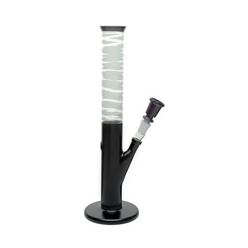 Glass Bong, 14.5, 35 Cm, Black, 42 mm Ø