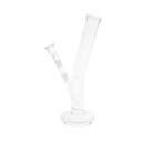 Curved Cylinder Glass Bongs, 34cm, 14.5mm