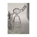 Oil rig with slit diffuser and honeycomb