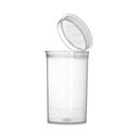 Pop-Top Squeeze Dose, 70mm, clear, 1 Stück