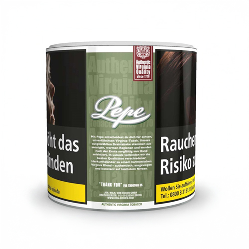 Pepe Virginia Tobacco Rich Green, DOSE 80g