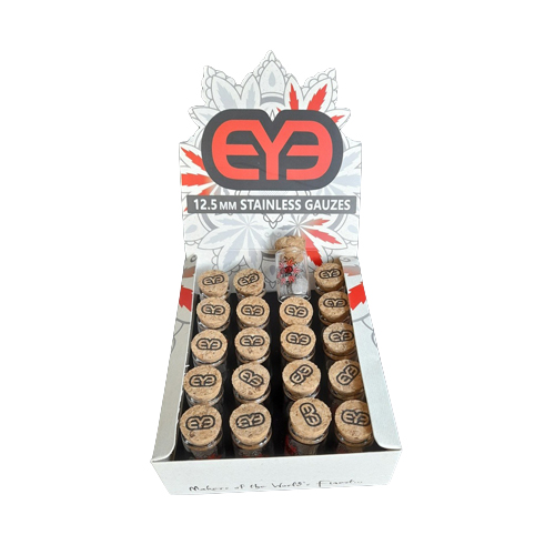 [AMATUBOX12] AMAZED Stahl Siebe im Glas, 20 x 25 Stück,12.5mmØ