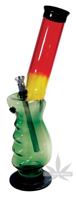 [PB3] Acrylic Bong, Joystick, approx. 30 Cm, 38 mm Ø