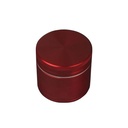 Alu-Grinder ROT, 50mmŘ, 4-teilig, Sieb, CNC*