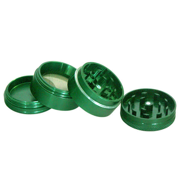 [WN44G] Alu-Grinder-4cm-4 Part-grün