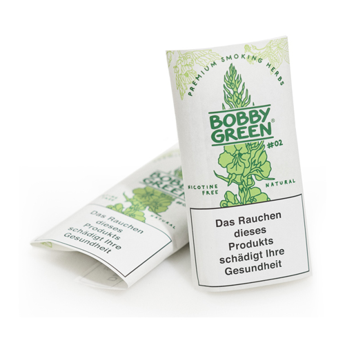 [BG2] BOBBY GREEN® - #2 White - 20 g Herbs, Nicotine-free