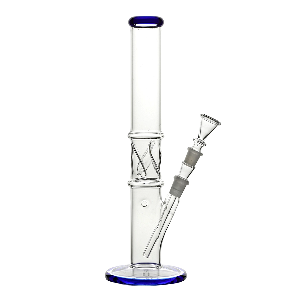 [SSC10167BL] Blaue Wasserpfeife mit Eiswürfelbehälter, 35cm