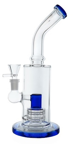 [SSC10134BL] Blaue Bong, einzelne Shower Percolator Bong, 25cm