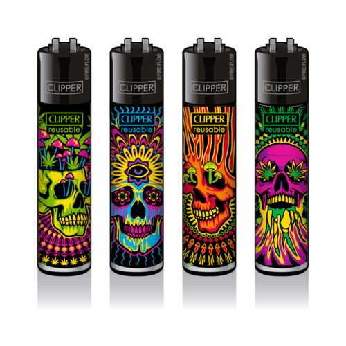 [CL2237] Clipper Classic TRIPPY SKULLS, VE48