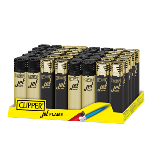 [CLJ10] Clipper Jet Flame Black & GOLD, VE48