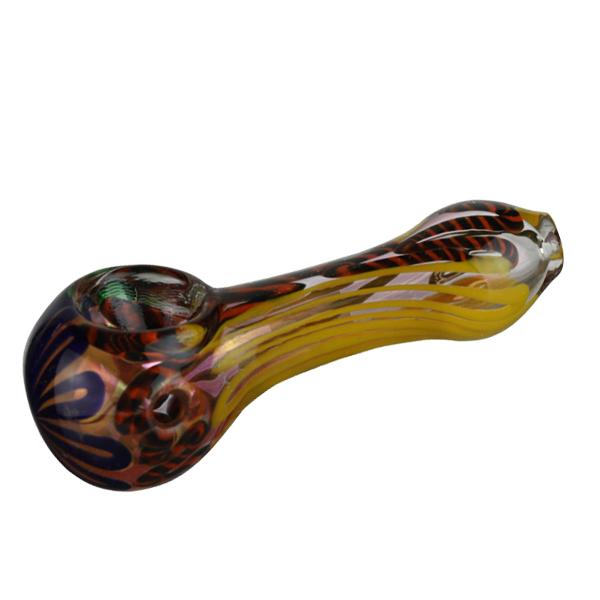 [CC1082] Colored Glass Pipe, approx. 10.5 cm