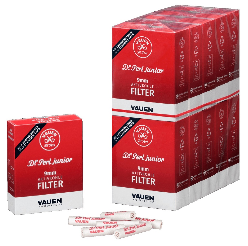 [ZU8A] Dr. Perl Junior Aktivkohlefilter, 9mmŘ, 1x40 Stk.