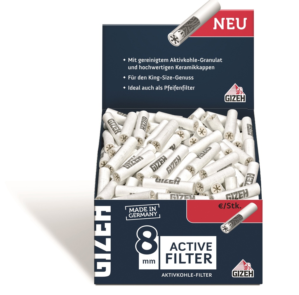 [ZU4] GIZEH Active Filter 8mm, Greifbox 200 Filter