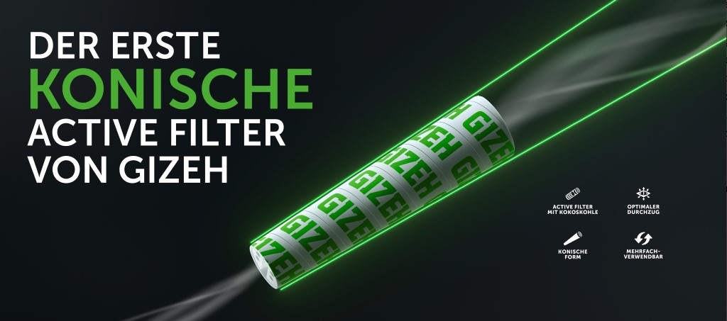 [ZU4KON] GIZEH Active Filter KONISCH 10er - VE20