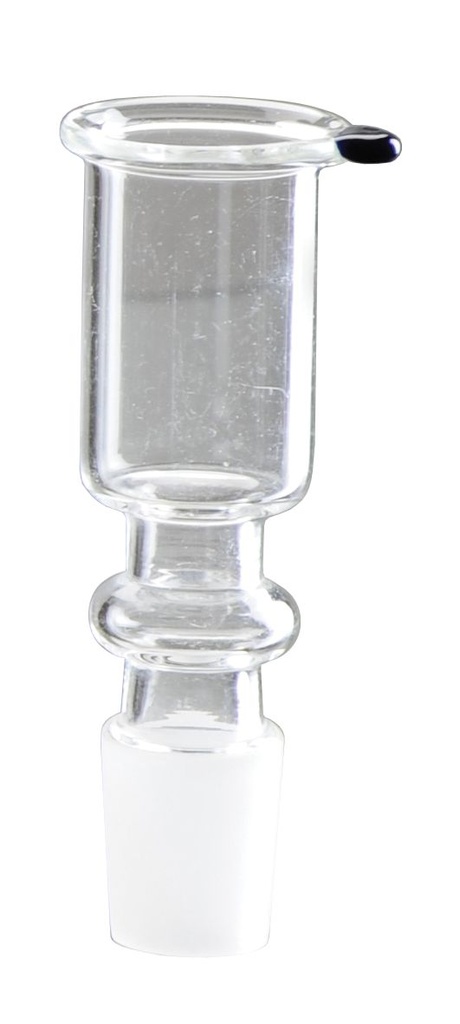 [EK18Z] GLASS Plug-in Head, Cylinder, Deep, 18.8 Ground Joint